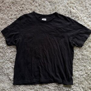 rag & bone Jet Black Short Sleeve Tee